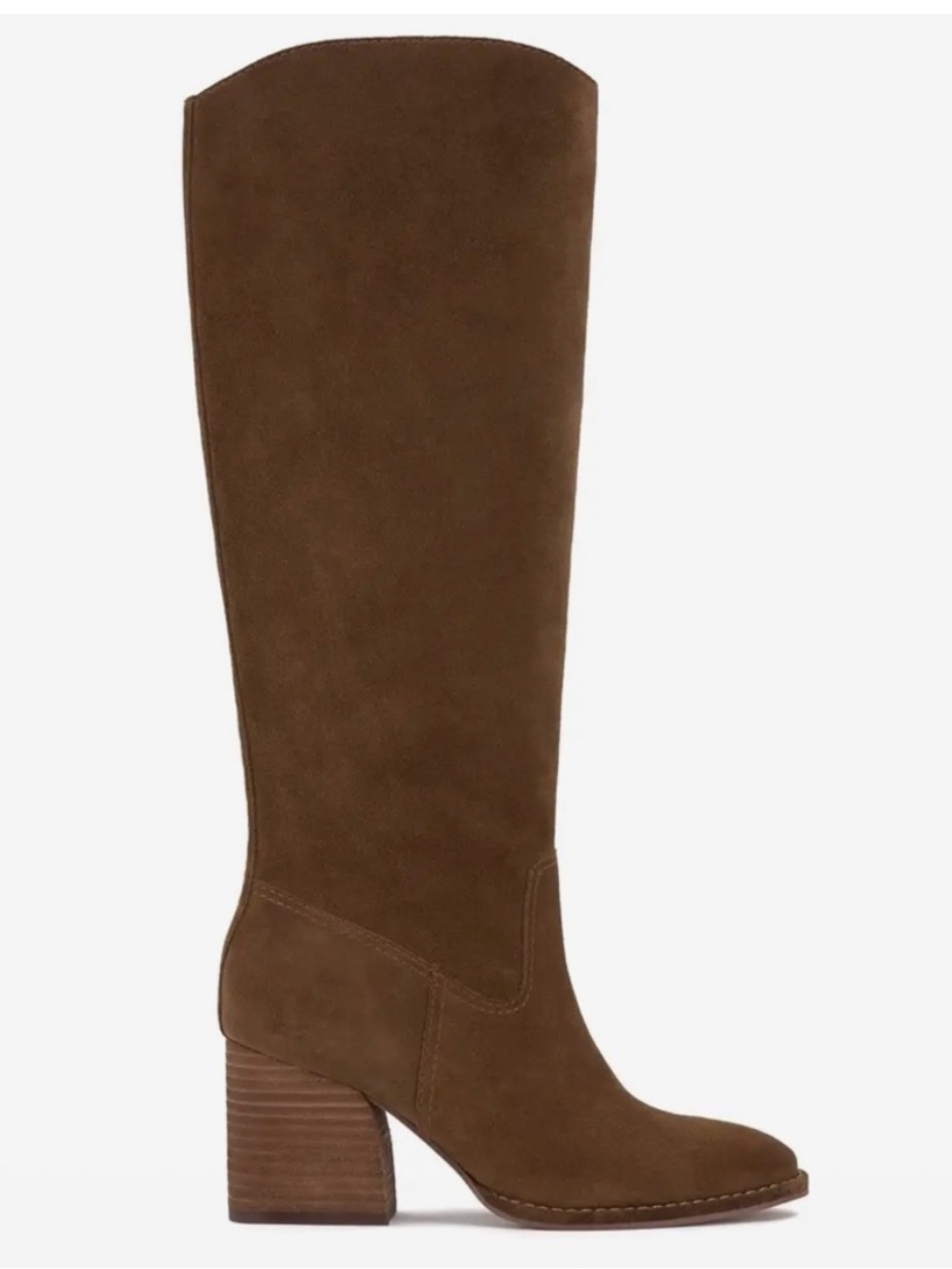 NWOT VINCE CAMUTO Leather Leila Heeled Boots Size 9 - Picture 4 of 17